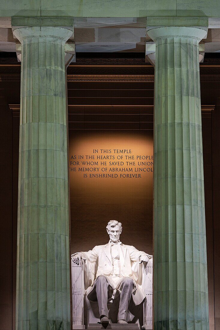 Lincoln Memorial, Washington DC, USA.