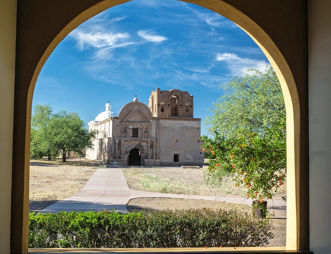 Mission Tumacácori, south of Tucson, is an historic Spanish colonial mission that has been preserved, but not restored, providing a unique perspective on the colonial era.