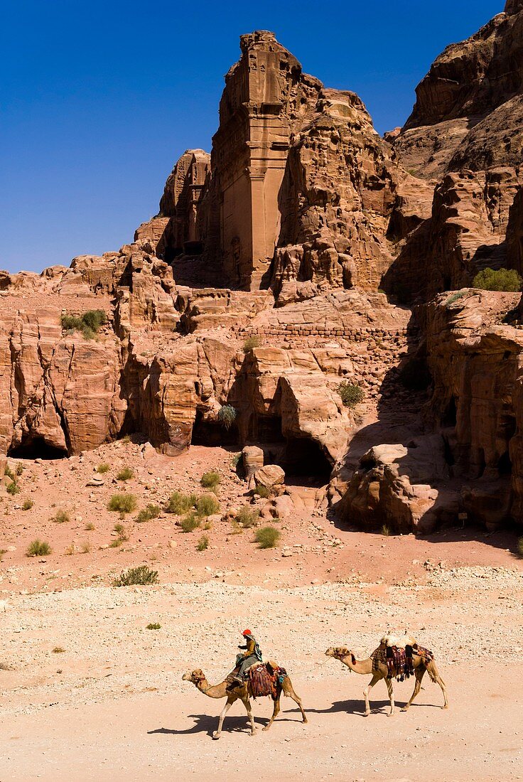 Petra, UNESCO Heritage Site, Jordan, Middle East.