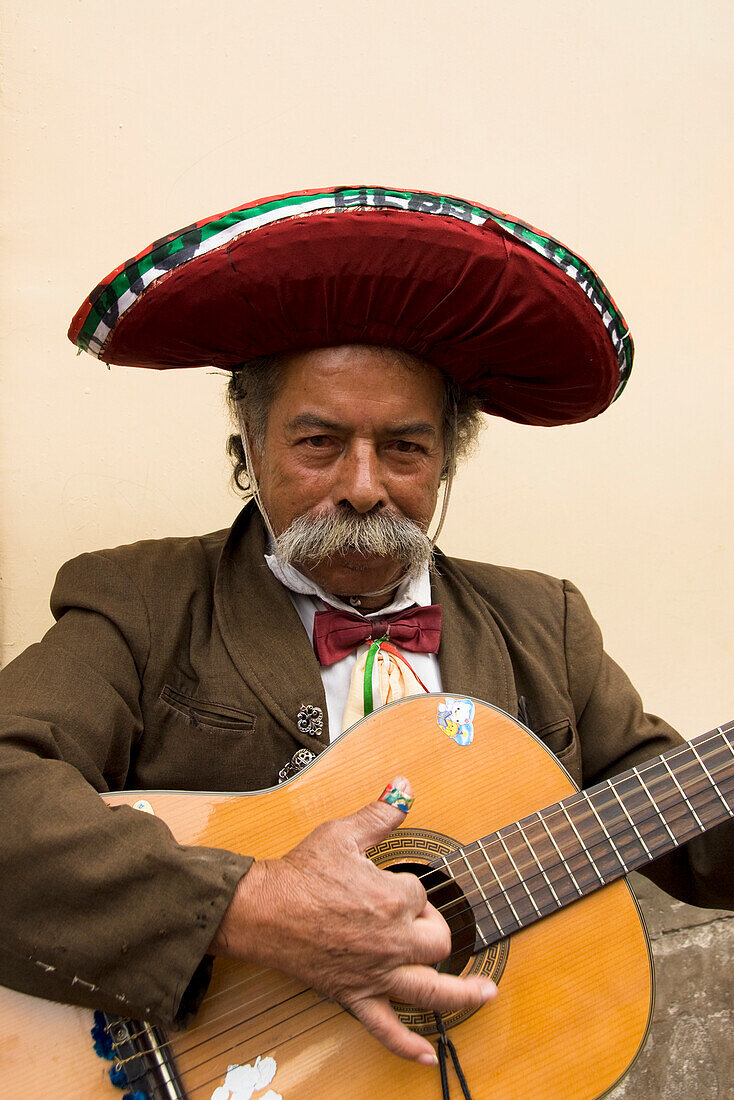 Mexico, Guanajuato, City Of Guanajuato, Mexican Troubadour.