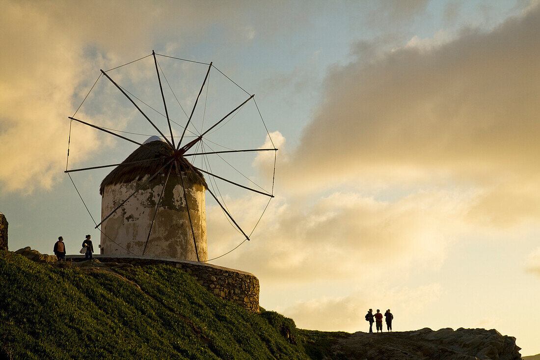 Trademark Windmills, Hora, Mykonos Island, Cyclades, Greece