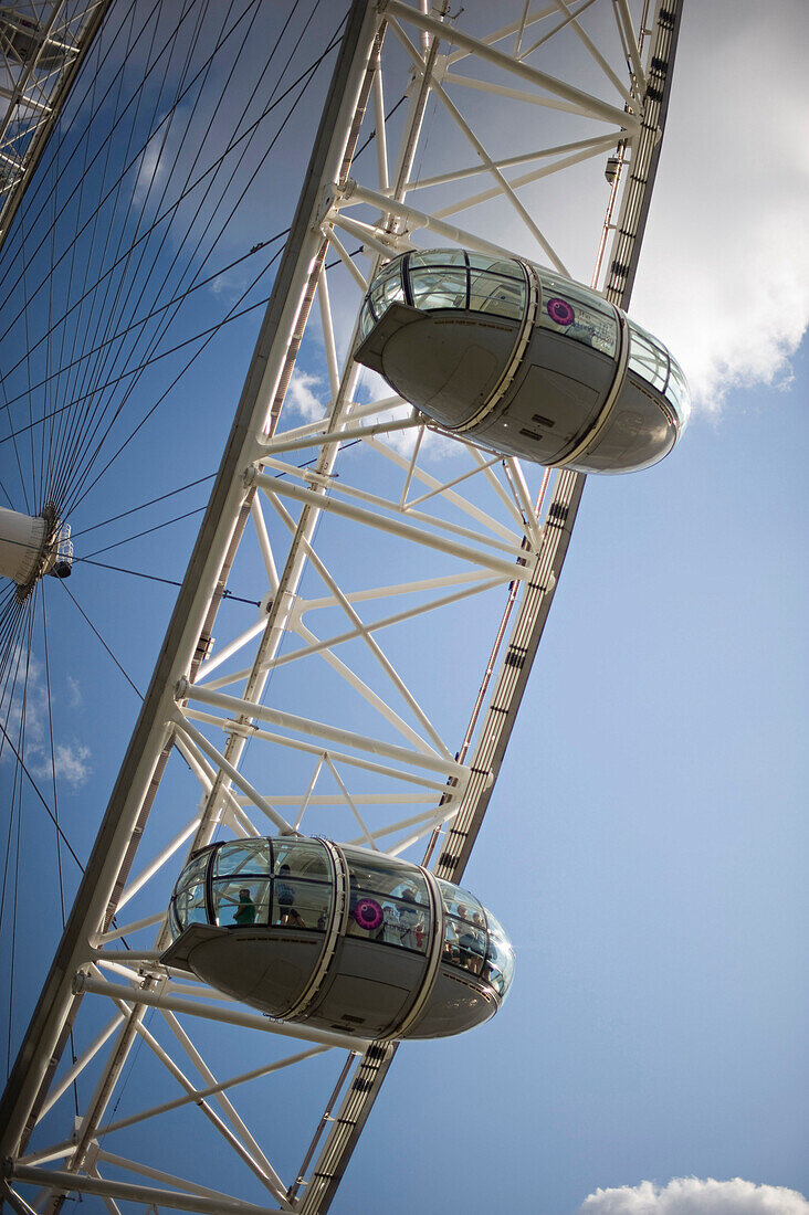 'London Eye ferris wheel; London, England'