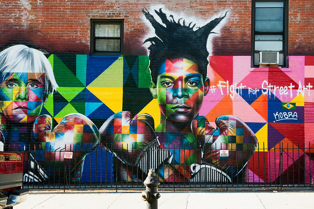 Street Art, Williamsburg, Brooklyn, New York, USA