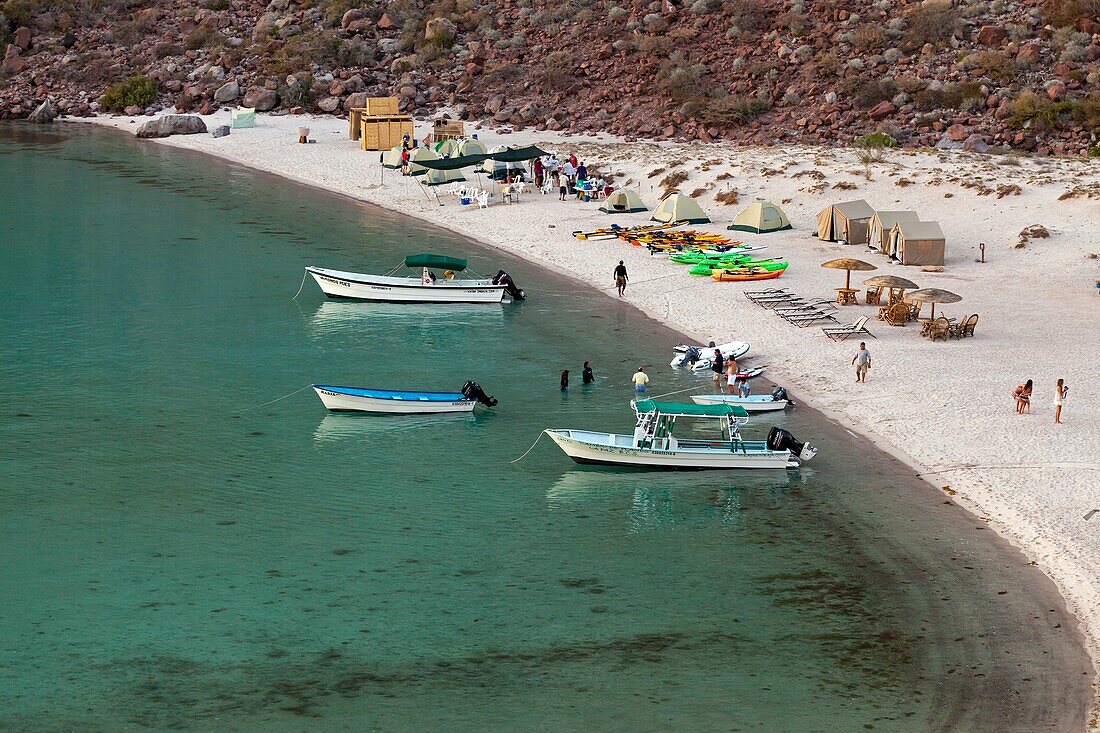 Isla Partida views, north of La Paz, Baja California Sur, Mexico.