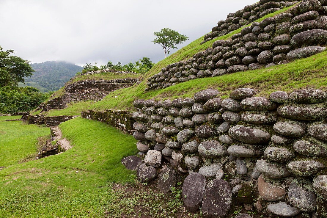 'Totonaca Ruins named:''El Huajilote'', near Filobobos River, Veracruz, Mexico.'