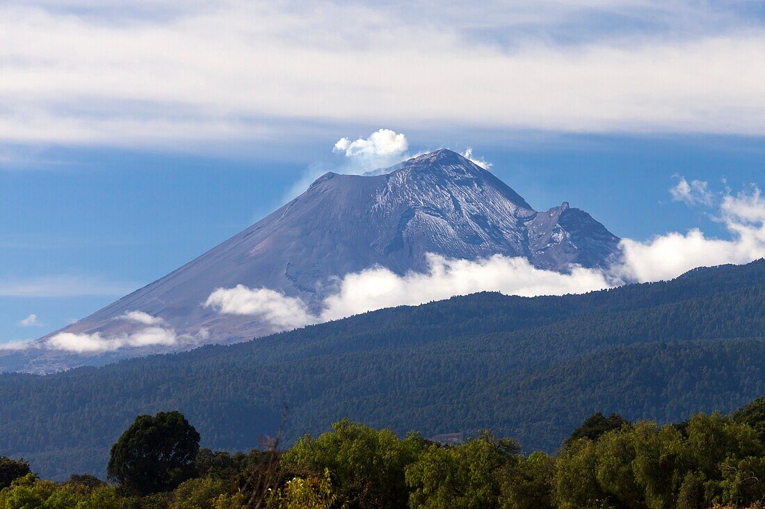 Popocatépetl Volcano, Mexico.