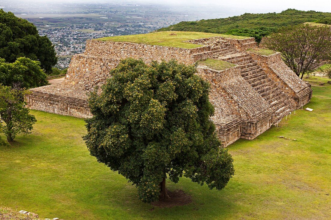 Montealban Archaeological Site, near Oaxaca City, Oaxaca, Mexico. Where Zapotecas come.