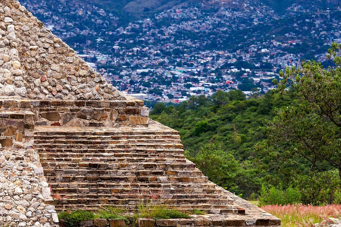 Montealban Archaeological Site, near Oaxaca City, Oaxaca, Mexico. Where Zapotecas come.