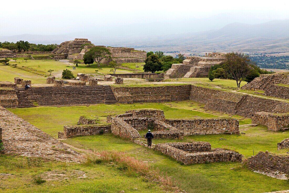 Montealban Archaeological Site, near Oaxaca City, Oaxaca, Mexico. Where Zapotecas come.