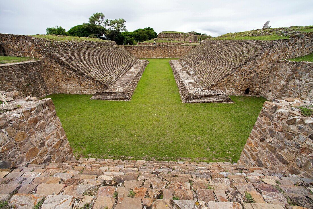 Montealban Archaeological Site, near Oaxaca City, Oaxaca, Mexico. Where Zapotecas come.