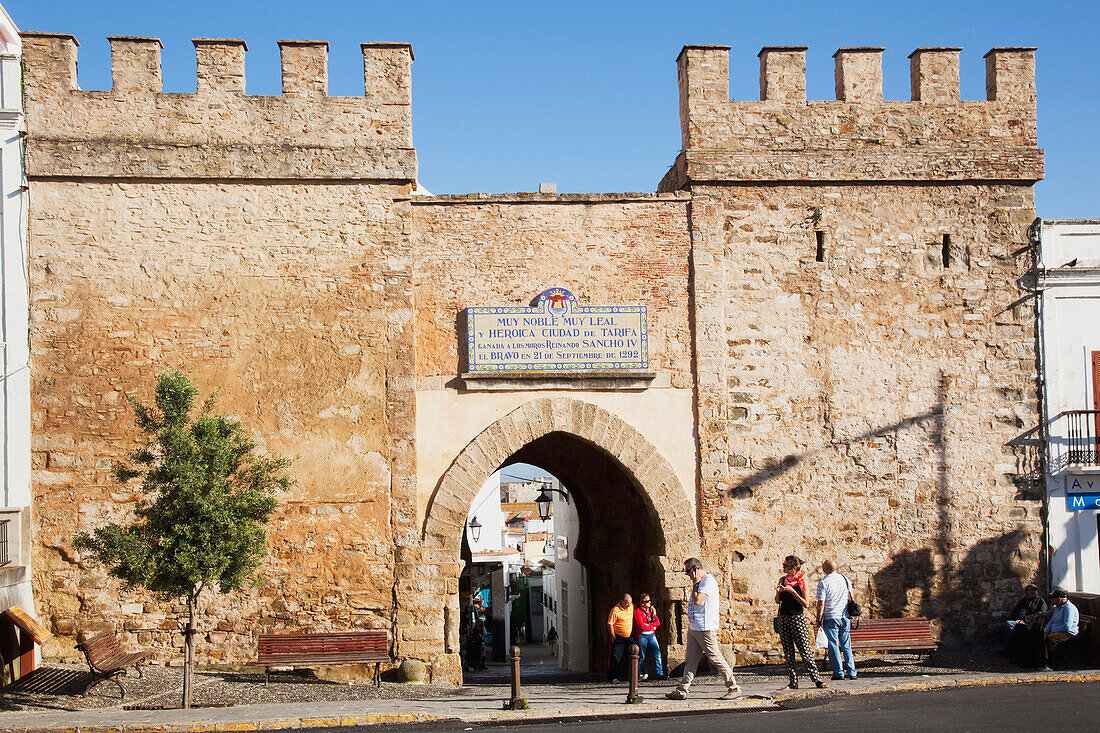 'Town Gate; Tarifa, Cadiz, Andalusia, Spain'