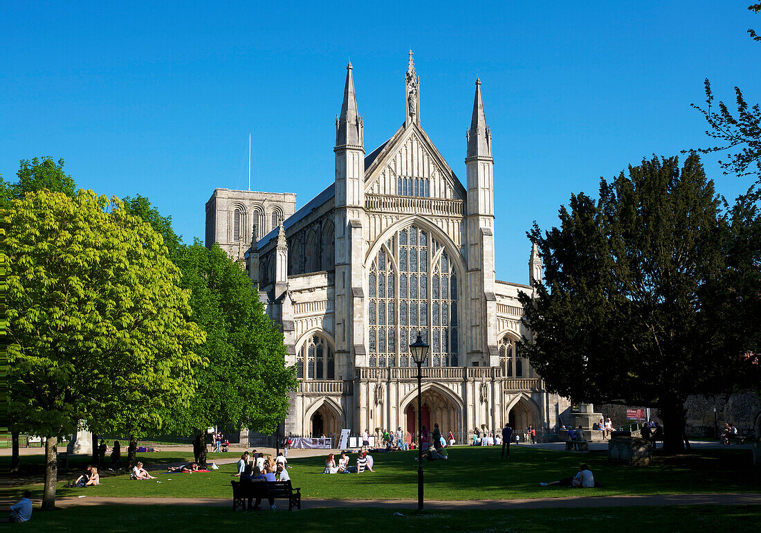 'Winchester Cathedral; Winchester, Hampshire, England'