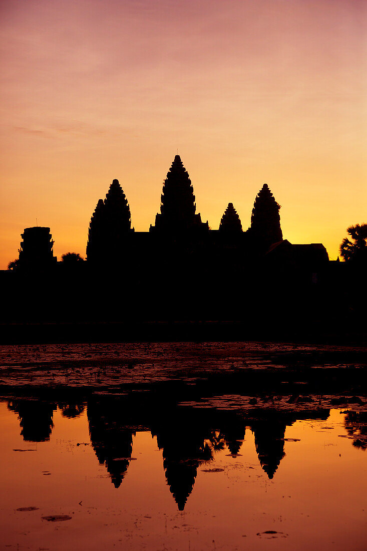 'Sunrise at Angkor Wat; Siem Reap, Siem Reap Province, Cambodia'