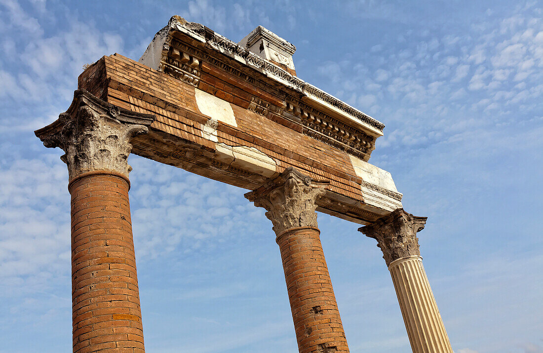 'Ancient Roman ruins; Pompei, Italy'
