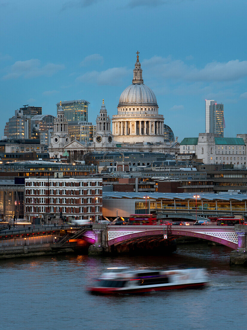 'St. Paul's Cathedral and Blackfriars; London, England'