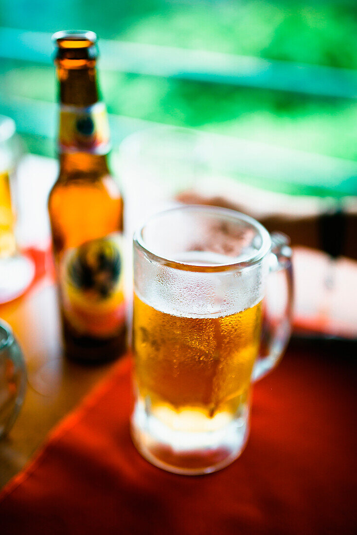 Beer glass in Costa Rica