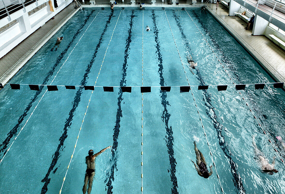 The Cercle des nageurs de Marseille is part of the French swimming history, one of the world's best swimming team, Marseille, Bouches-du-Rh?¥ne, France.