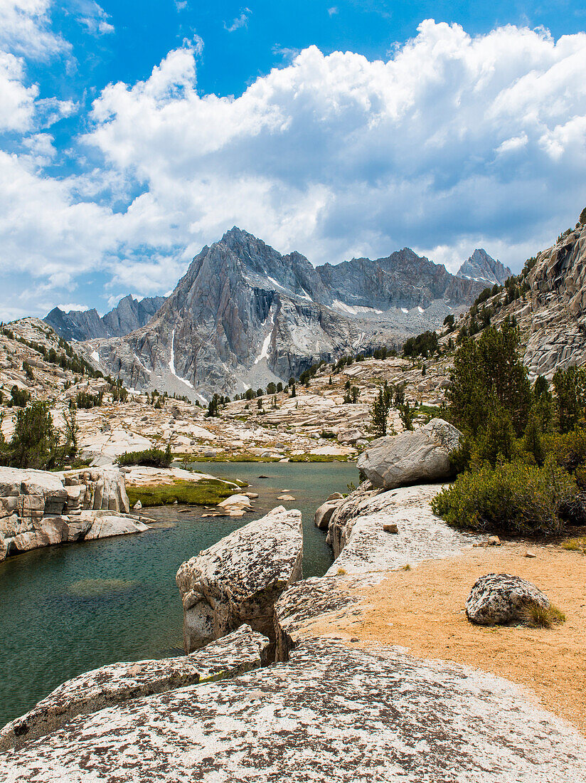 Picture Peak reflected in mountain lake