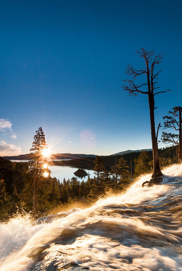 Sunrise over Emerald Bay and Eagle Falls, Lake Tahoe