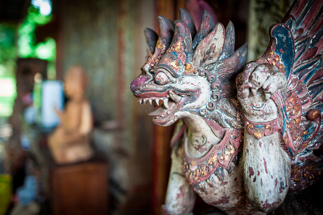 Dragon traditional statue. Bali, Indonesia