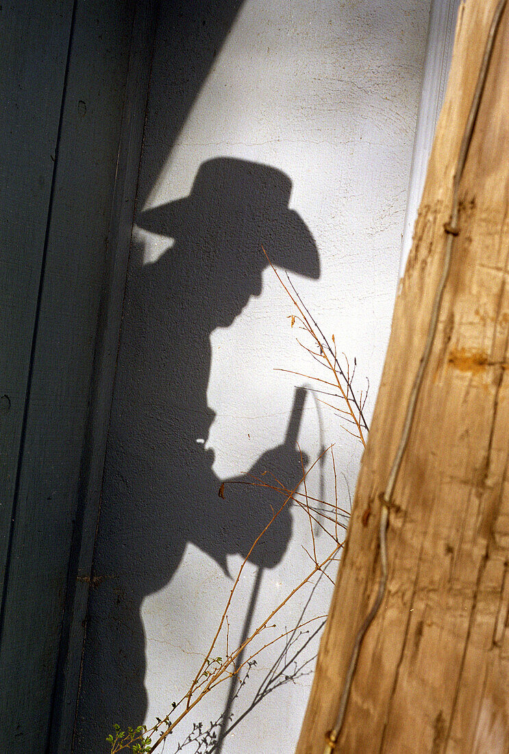 'unseen. Sport Without Sight' Project By Magali Delporte, Realised In 2001 And 2002. Jerry Long, Blind Rodeo, Capitan, New Mexico, March 2002. Jerry Has The Ultimate Cowboy Style But He Also Likes The Way A Child Described In A Restaurant One Day: 'this K