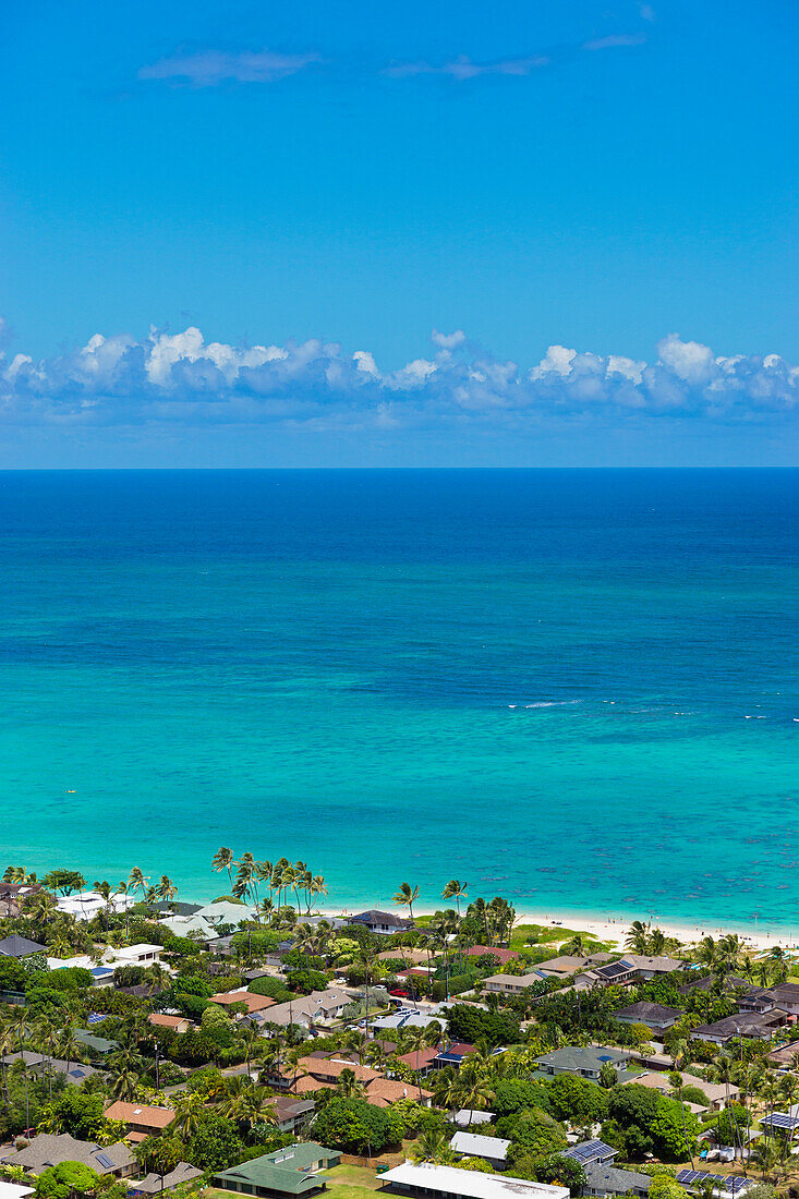 'Lanikai beach; Honolulu, Oahu, Hawaii, United States of America'