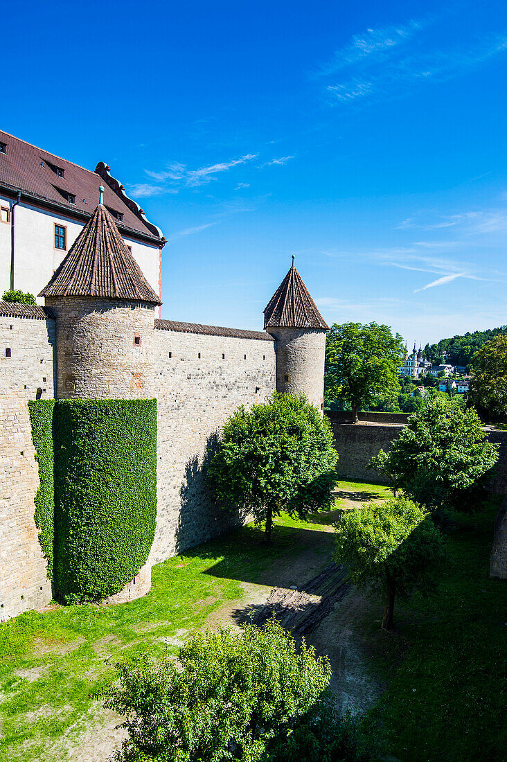 Fortress Marienberg, Wurzburg, Franconia, Bavaria, Germany, Europe