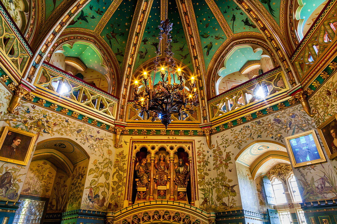 Castell Coch (Castle Coch) (The Red Castle), Tongwynlais, Cardiff, Wales, United Kingdom, Europe