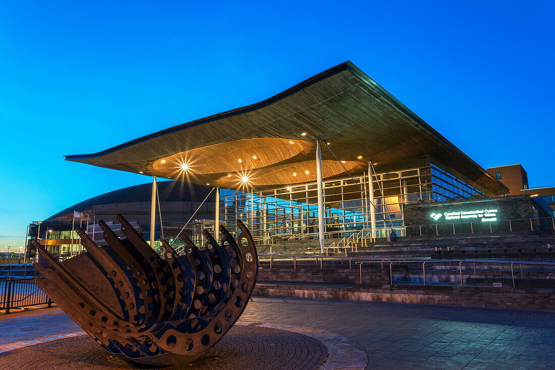 Welsh Assembly (Senedd), Cardiff Bay, Wales, United Kingdom, Europe