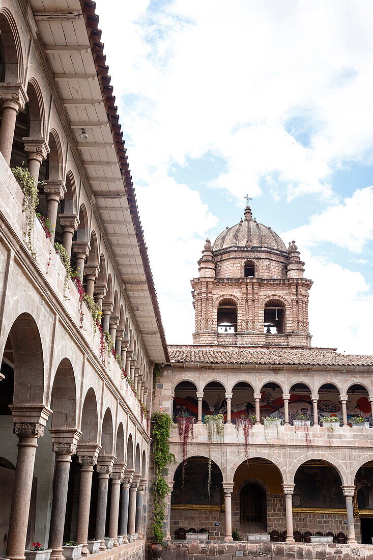 Santo Domingo church at the Qorikancha, Cuzco, UNESCO World Heritage Site, Peru, South America