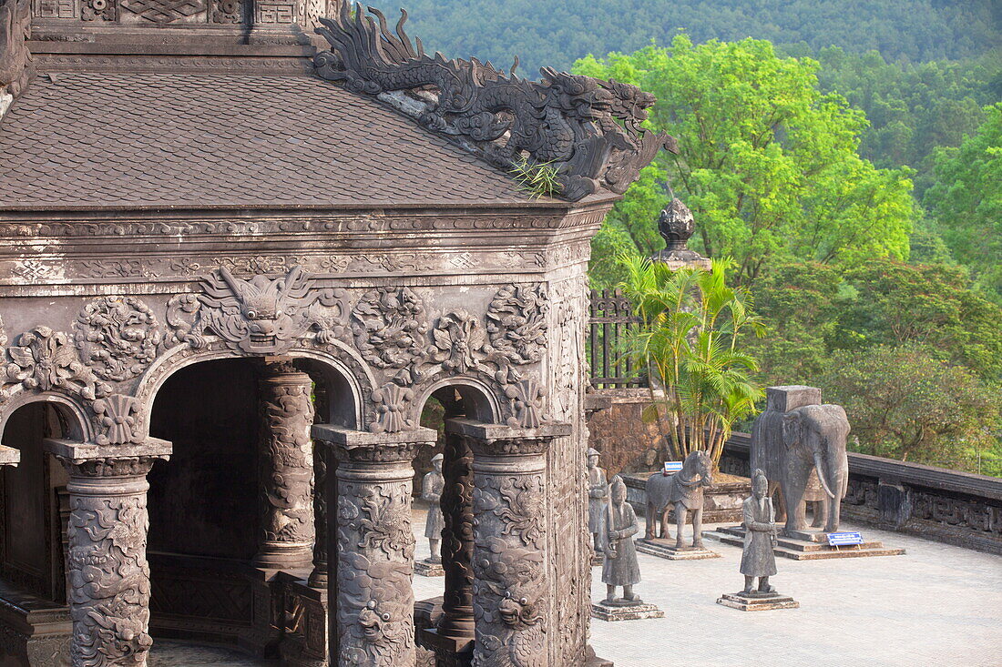 Tomb of Khai Dinh, UNESCO World Heritage Site, Hue, Thua Thien-Hue, Vietnam, Indochina, Southeast Asia, Asia