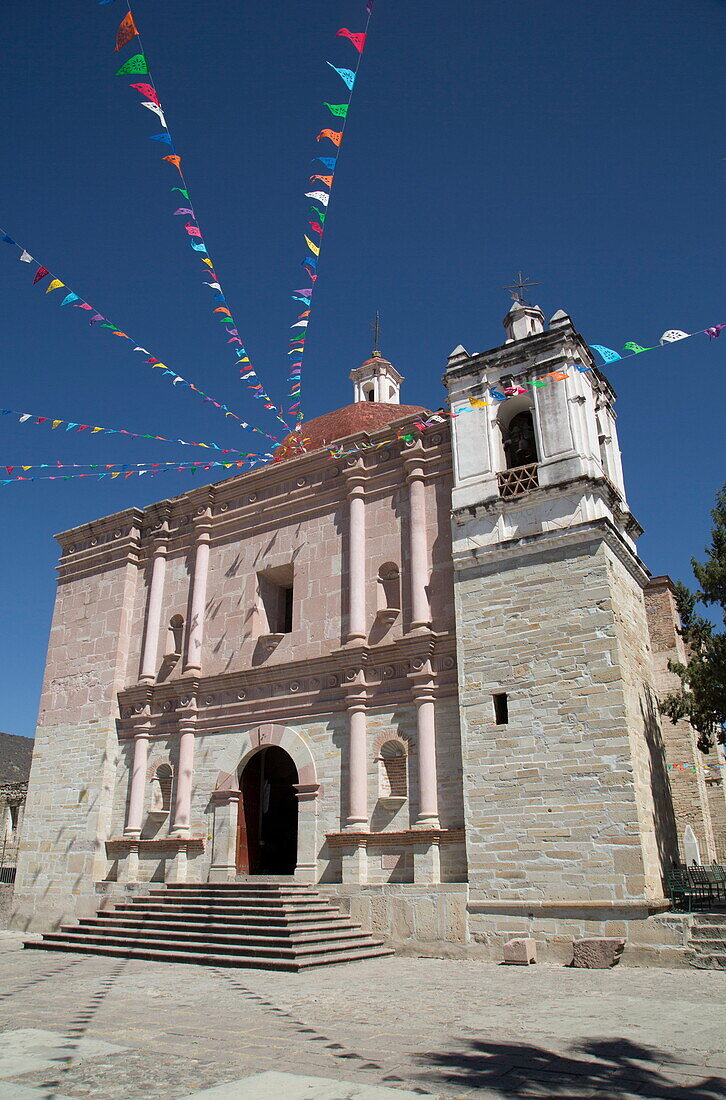 Church of San Pablo, Mitla Archaeological Site, San Pablo de Mitla, Oaxaca, Mexico, North America