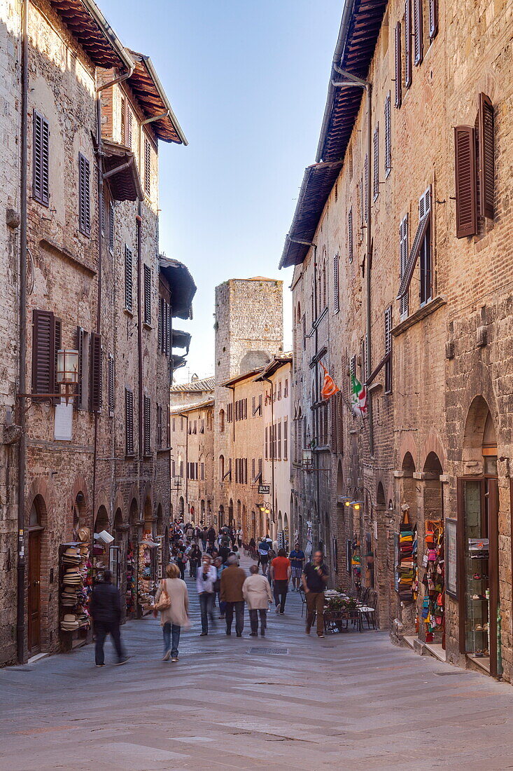 The historic centre of San Gimignano, UNESCO World Heritage Site, Tuscany, Italy, Europe