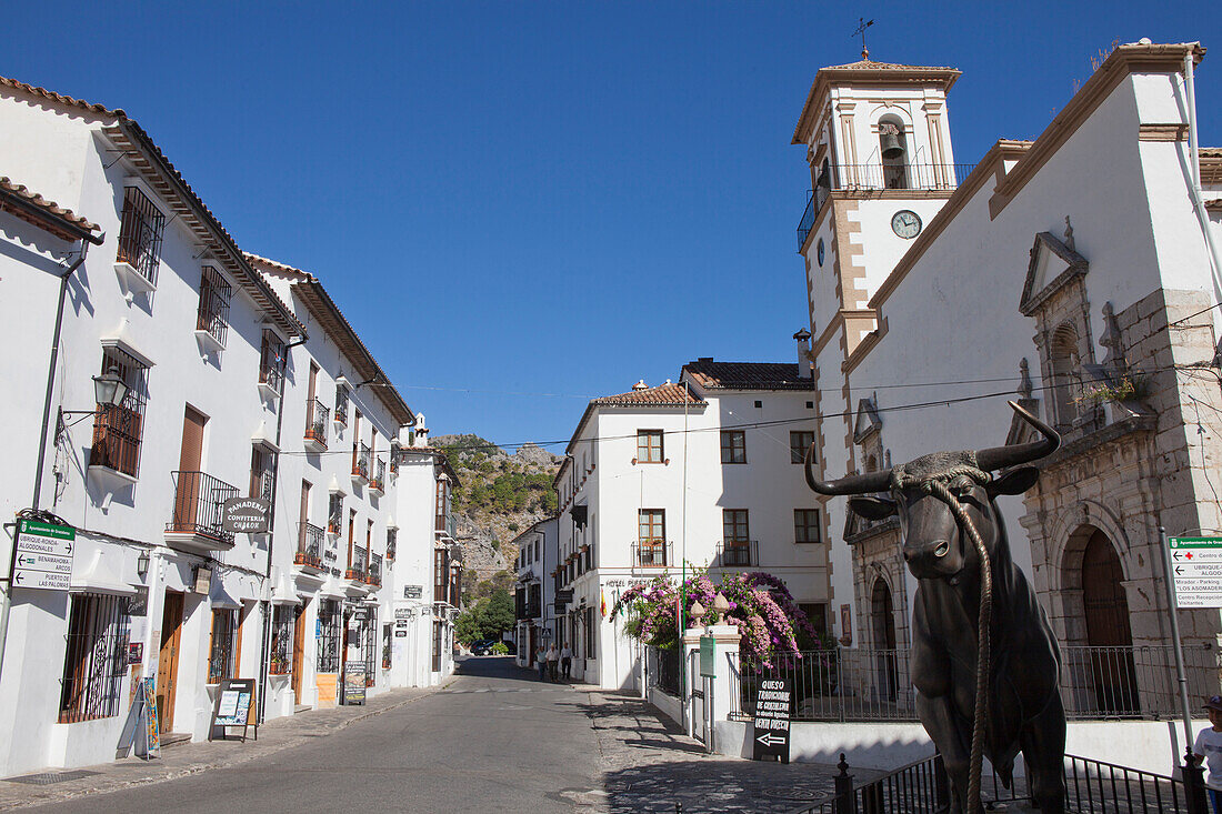 White village Grazalema, Cadiz Province, Andalusia, Spain, Europe