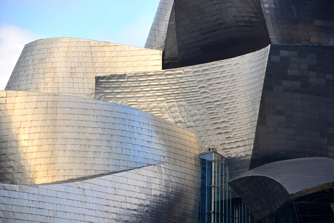 At the Guggenheim museum, Bilbao, Basque country, North-Spain, Spain