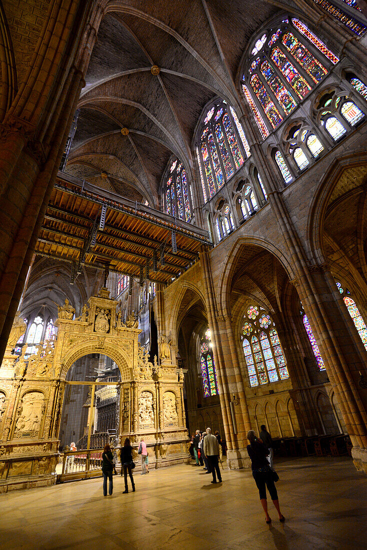in der Catedral, Leon, Kastilien u. Leon, Nord-Spanien, Spanien