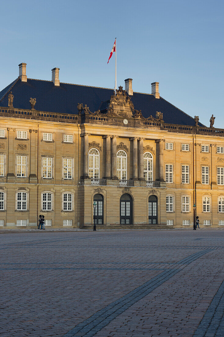 Amalienborg castle, Copenhagen, Denmark