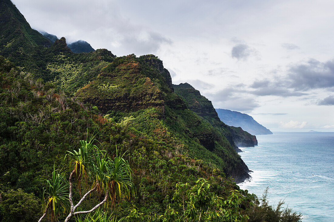 'Na Pali Coast; Haena, Kauai, Hawaii, United States of America'