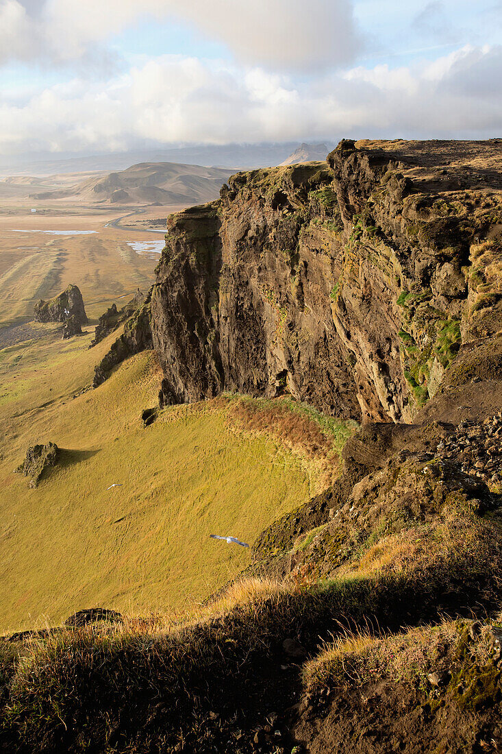 'Lunar landscape and topography, near Vik; Iceland'