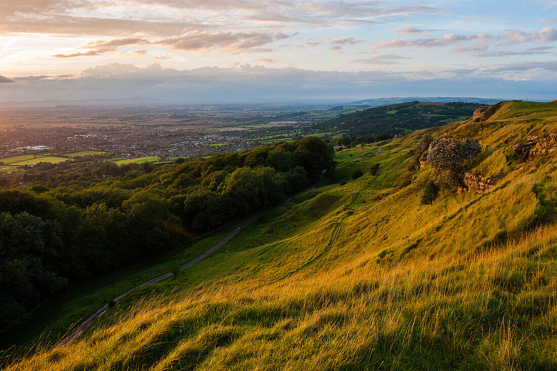 Cleve Hill, part of the Cotswold Hill, Cheltenham, The Cotswolds, Gloucestershire, England, United Kingdom, Europe