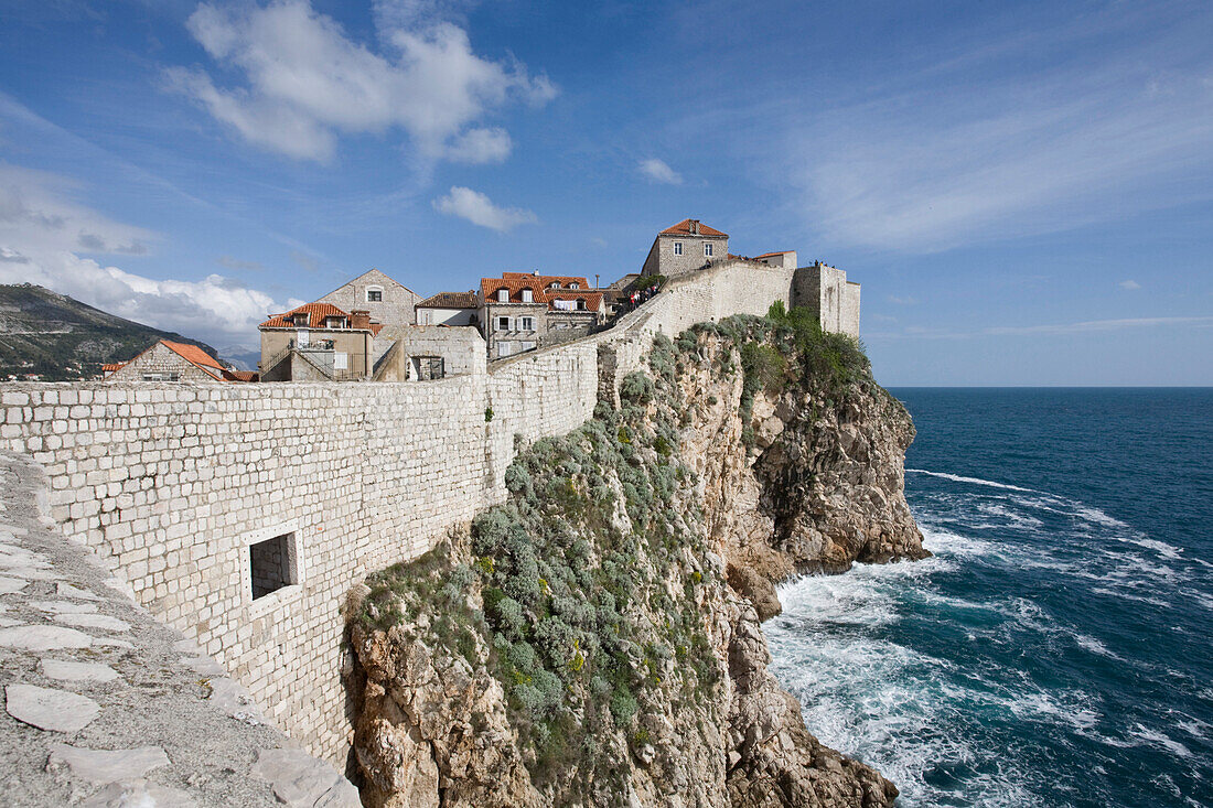 City Wall view, UNESCO World Heritage Site, Dubrovnik, Croatia, Europe