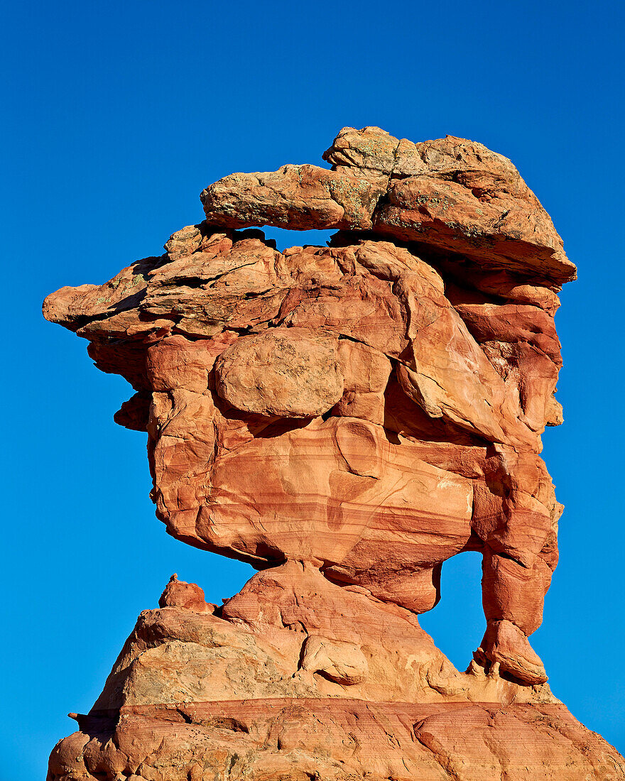 Sandstone formation, Coyote Buttes Wilderness, Vermilion Cliffs National Monument, Arizona, United States of America, North America