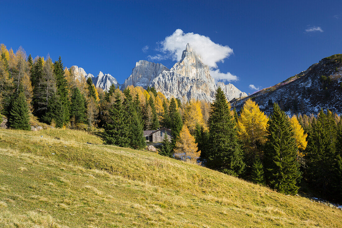 Cimon della Pala (3184m), Passo Rolle, Trentino, Alto Adige, Dolomites, Italy