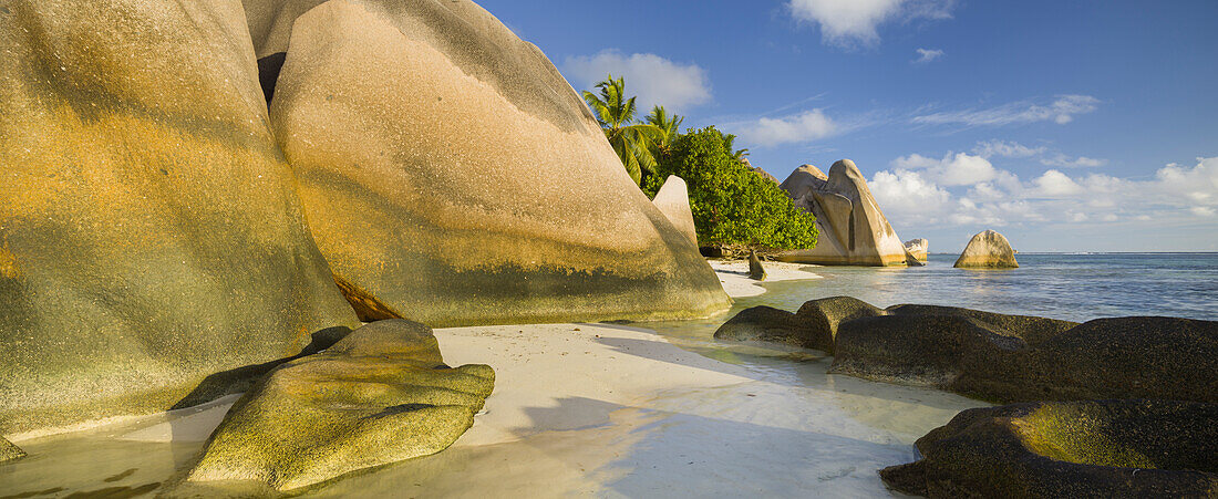 Granite rocks at Anse Source d'Argent, La Digue Island, Seychelles