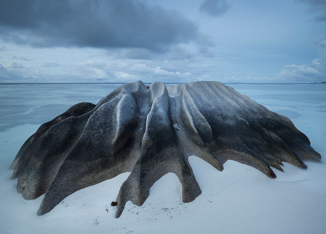 Granite rocks at Anse Source d'Argent, La Digue Island, Seychelles