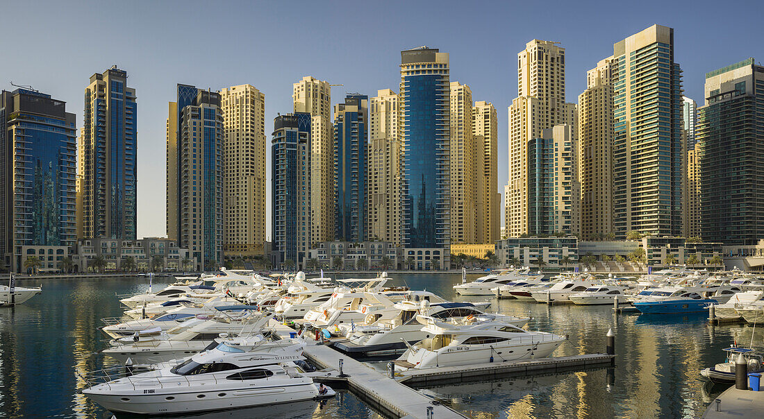 Hochhäuser, Dubai Marina, Dubai, Vereinigte Arabische Emirate