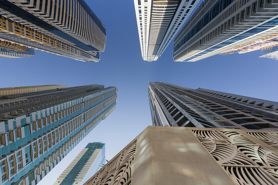 Hochhäuser, Dubai Marina, Dubai, Vereinigte Arabische Emirate