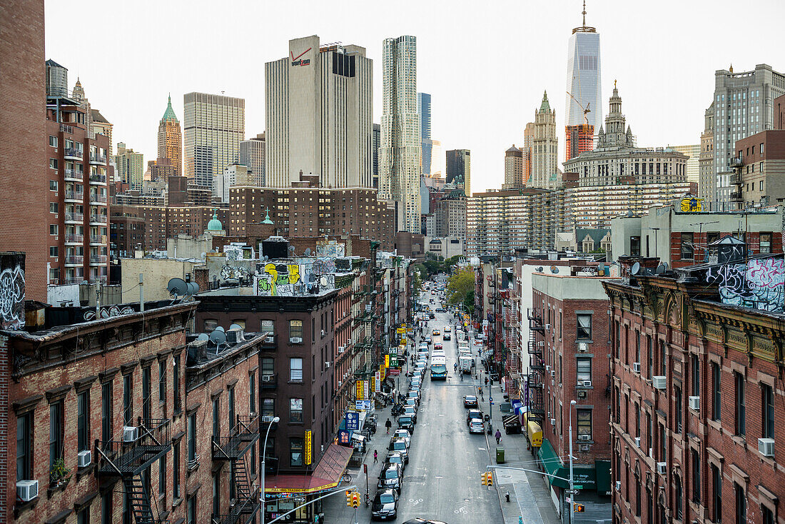 Blick in Chinatown, Manhattan, New York, USA