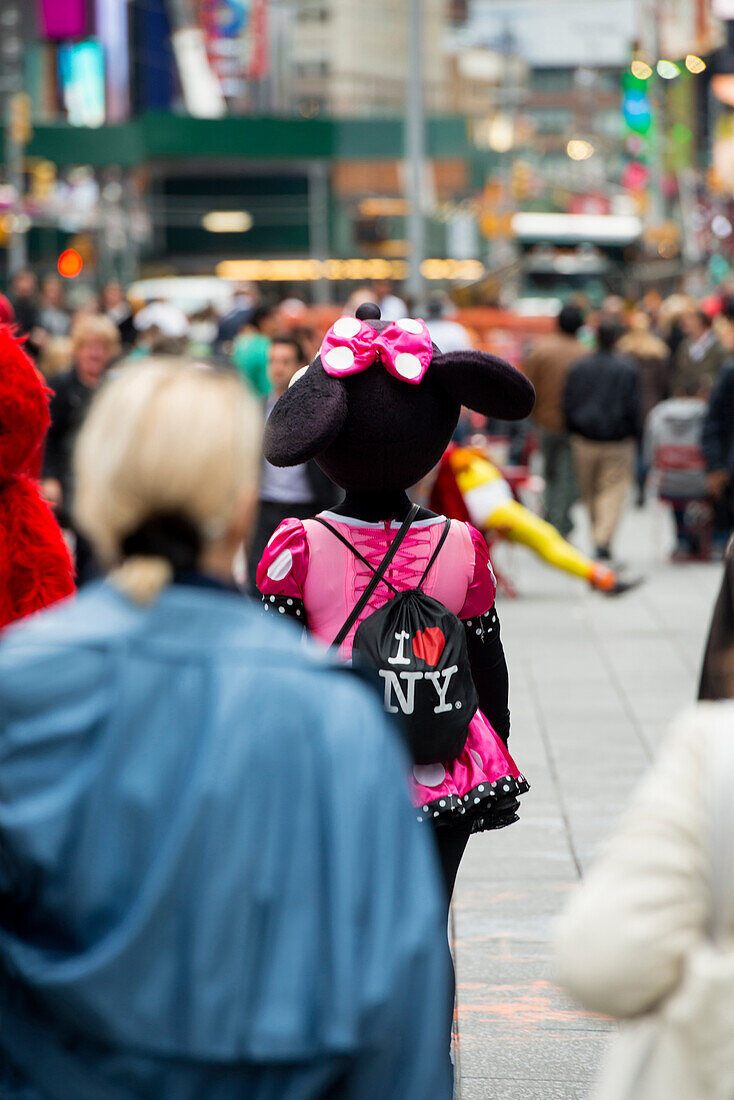 Ich liebe NY Tasche, Times Square, Broadway, Manhattan, New York, USA