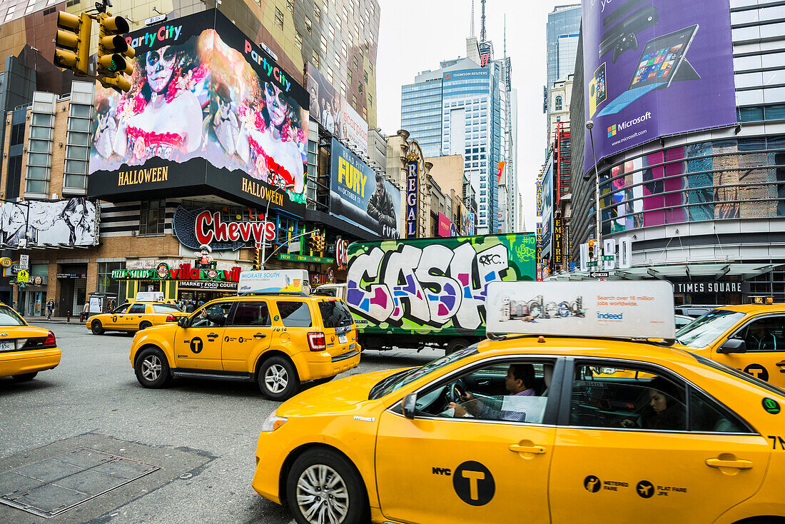 at Times Square, Broadway, Manhattan, New York, USA